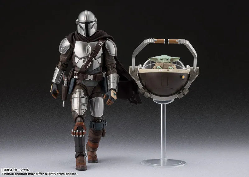 Star Wars - Star Wars: The Mandalorian and Grogu - Grogu - Mandalorian - S.H.Figuarts (Bandai Spirits)ㅤ – Bandai Spirits – ActionFigureBrasil