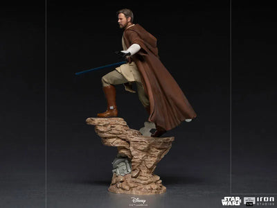 Star Wars Statue "Battle Diorama Series" 1/10 Obi-Wan Kenobiㅤ – Iron Studios – ActionFigure Brasil — detalhe do produto