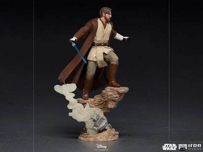 Star Wars Statue "Battle Diorama Series" 1/10 Obi-Wan Kenobiㅤ – Iron Studios – ActionFigure Brasil — embalagem