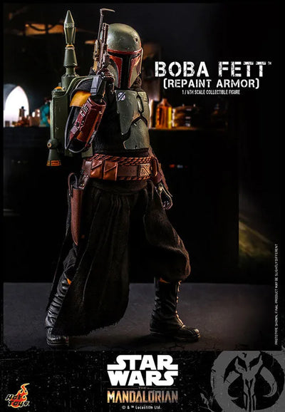 Star Wars - Television Masterpiece - The Mandalorian - Boba Fett - 1/6 - Repaint Armor Version (Hot Toys)ㅤ – Hot Toys – ActionFigureBrasil — close