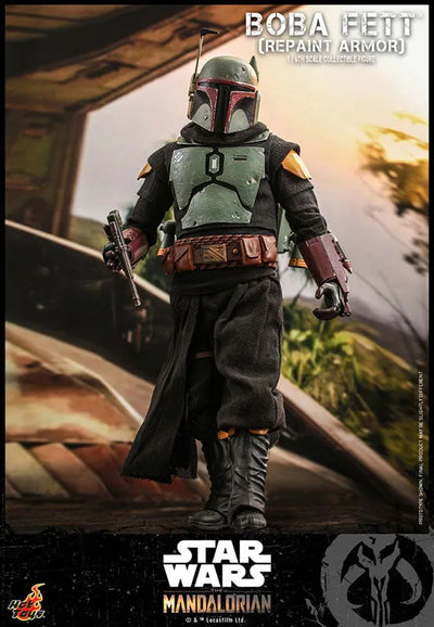 Star Wars - Television Masterpiece - The Mandalorian - Boba Fett - 1/6 - Repaint Armor Version (Hot Toys)ㅤ – Hot Toys – ActionFigureBrasil — embalagem