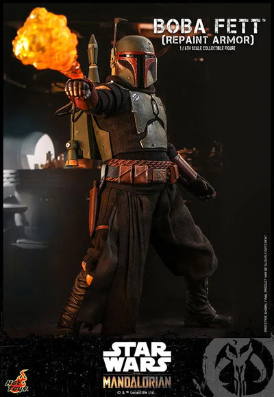 Star Wars - Television Masterpiece - The Mandalorian - Boba Fett - 1/6 - Repaint Armor Version (Hot Toys)ㅤ – Hot Toys – ActionFigure Brasil — acessórios