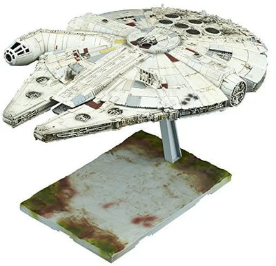 Star Wars: The Last Jedi - Spacecrafts & Vehicles - Star Wars Plastic Model - Millennium Falcon - 1/144 (Bandai)ㅤ – Bandai – ActionFigureBrasil