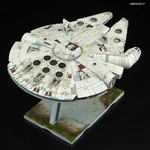 Star Wars: The Last Jedi - Spacecrafts & Vehicles - Star Wars Plastic Model - Millennium Falcon - 1/144 (Bandai)ㅤ – Bandai As Manufacturer – ActionFigure Brasil