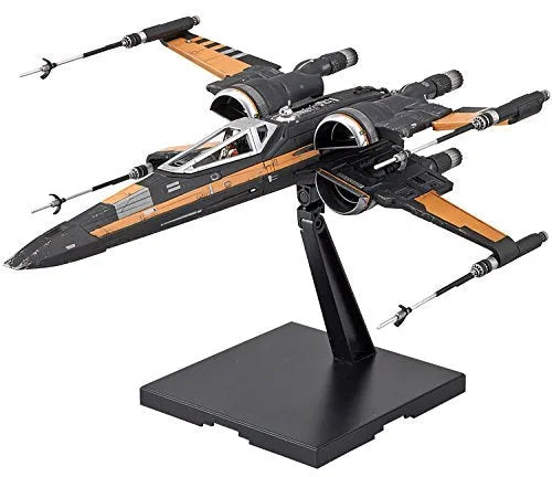 Star Wars: The Last Jedi - Spacecrafts & Vehicles - Star Wars Plastic Model - Poe's Boosted X-Wing Fighter - 1/72 (Bandai)ㅤ – Bandai – ActionFigureBrasil