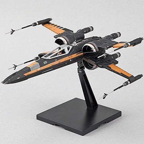 Star Wars: The Last Jedi - Spacecrafts & Vehicles - Star Wars Plastic Model - Poe's Boosted X-Wing Fighter - 1/72 (Bandai)ㅤ – Bandai – ActionFigureBrasil