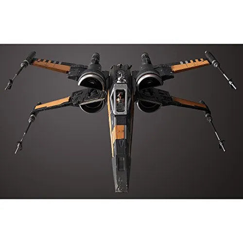 Star Wars: The Last Jedi - Spacecrafts & Vehicles - Star Wars Plastic Model - Poe's Boosted X-Wing Fighter - 1/72 (Bandai)ㅤ – Bandai – ActionFigureBrasil