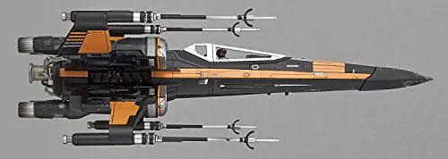 Star Wars: The Last Jedi - Spacecrafts & Vehicles - Star Wars Plastic Model - Poe's Boosted X-Wing Fighter - 1/72 (Bandai)ㅤ – Bandai – ActionFigureBrasil