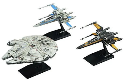 Star Wars: The Last Jedi - Star Wars Plastic Model - Spacecrafts & Vehicles - Blue Squadron Resistance X-wing Fighter - 1/144 (Bandai)ㅤ – Bandai – ActionFigureBrasil