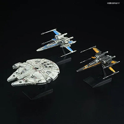 Star Wars: The Last Jedi - Star Wars Plastic Model - Spacecrafts & Vehicles - Blue Squadron Resistance X-wing Fighter - 1/144 (Bandai)ㅤ – Bandai – ActionFigureBrasil — detalhe do produto