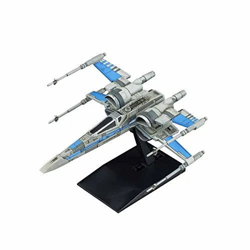 Star Wars: The Last Jedi - Star Wars Plastic Model - Vehicle Model 011 - Blue Squadron Resistance X-wing Fighter (Bandai)ㅤ – Bandai – ActionFigureBrasil