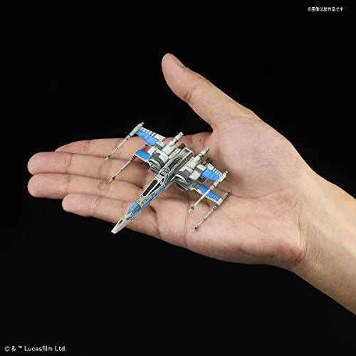 Star Wars: The Last Jedi - Star Wars Plastic Model - Vehicle Model 011 - Blue Squadron Resistance X-wing Fighter (Bandai)ㅤ – Bandai – ActionFigureBrasil