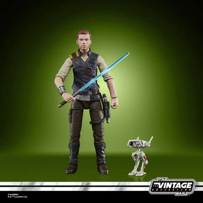 Star Wars VINTAGE Series 3.75 Inch, Action Figure Cal Kestis "Jedi Survivor"ㅤ – Hasbro – ActionFigureBrasil