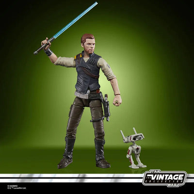 Star Wars VINTAGE Series 3.75 Inch, Action Figure Cal Kestis "Jedi Survivor"ㅤ – Hasbro – ActionFigureBrasil — close