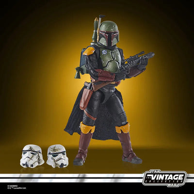 "Star Wars" VINTAGE Series 3.75 Inch, Action Figure / Deluxe Boba Fett "Boba Fett"ㅤ – Hasbro – ActionFigureBrasil — close