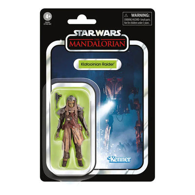 Star Wars VINTAGE Series 3.75 Inch, Action Figure Klatooinian Raidersㅤ – Hasbro – ActionFigureBrasil — com base expositora