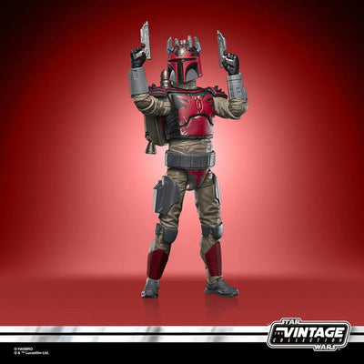 Star Wars VINTAGE Series 3.75 Inch Action Figure Mandalorian Super Commando Captainㅤ – Hasbro – ActionFigureBrasil — ângulo diferente