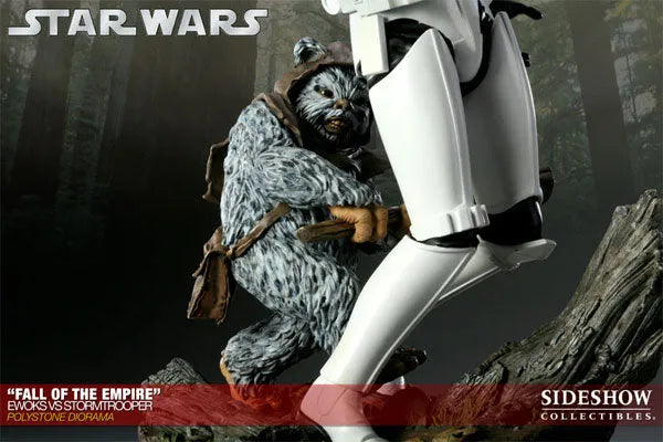 Star Wars VS. Diorama Series - Ewoks VS Stormtrooper (Fall Of The Empire)ㅤ – Sideshow Collectibles – ActionFigure Brasil