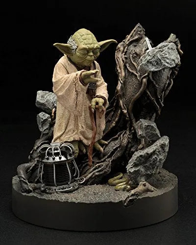 Star Wars - Yoda - ARTFX Statue - 1/7 - Empire Strikes Back Version, Repaint ver.ㅤ – Kotobukiya – ActionFigureBrasil — detalhe do produto