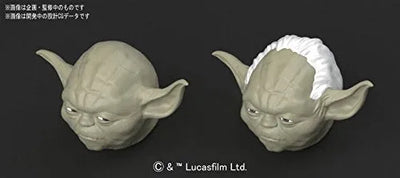 Star Wars - Yoda - Star Wars Plastic Model - Characters & Creatures - 1/6 (Bandai)ㅤ – Bandai – ActionFigure Brasil — com base expositora