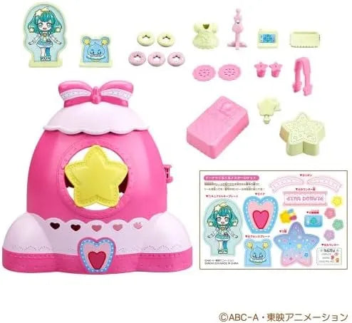 Star☆Twinkle Precure - Cure Milky - Prunce - Doll House - PreCoorde Doll - PreCoorde House - Star ☆ Twinkle PreCure Donut Spinning ♪ Star Rocket (Bandai)ㅤ – Bandai As Manufacturer – ActionFigure Brasil