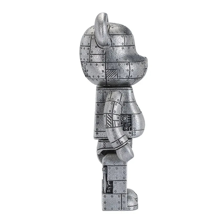 Steampunk Be@rbrick 400% Iron Bright (Special Edition) - LIMITED EDITION: 400 – Royal Selangor – ActionFigure Brasil