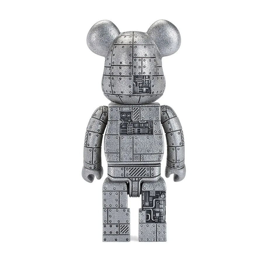 Steampunk Be@rbrick 400% Iron Bright (Special Edition) - LIMITED EDITION: 400 – Royal Selangor – ActionFigure Brasil