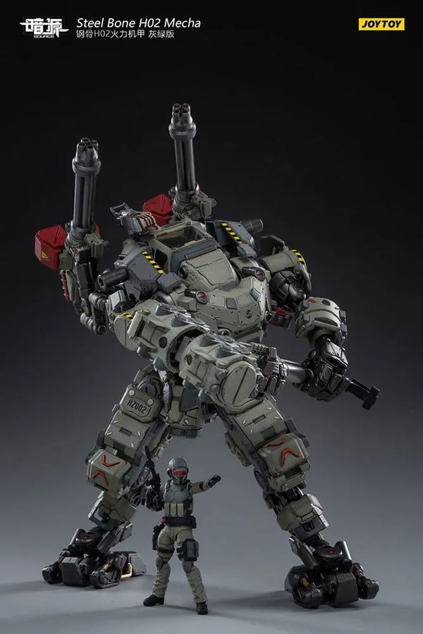 Steel Bone H20 Firepower Mecha (Gray-Green) – Joytoy – ActionFigure Brasil