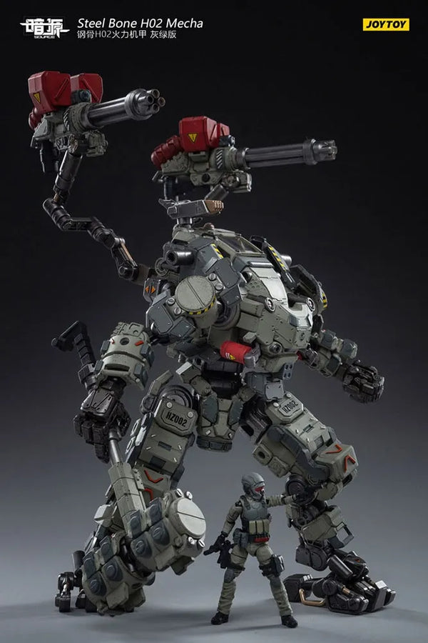Steel Bone H20 Firepower Mecha (Gray-Green) – Joytoy – ActionFigure Brasil