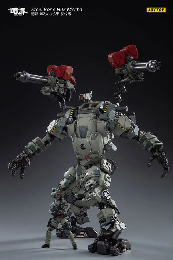 Steel Bone H20 Firepower Mecha (Gray-Green) – Joytoy – ActionFigure Brasil