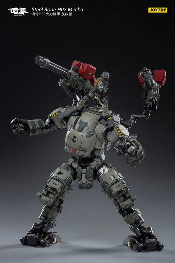 Steel Bone H20 Firepower Mecha (Gray-Green) – Joytoy – ActionFigure Brasil