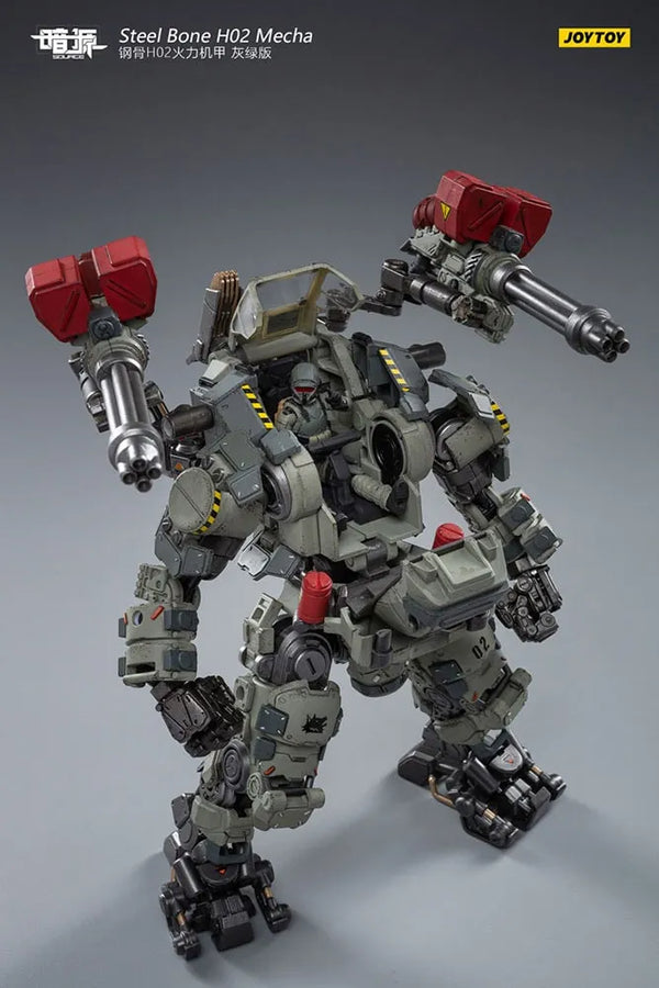 Steel Bone H20 Firepower Mecha (Gray-Green) – Joytoy – ActionFigure Brasil