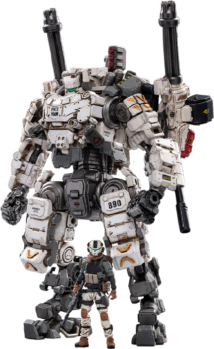 Steel Bone Mecha (White) – Joytoy – ActionFigure Brasil