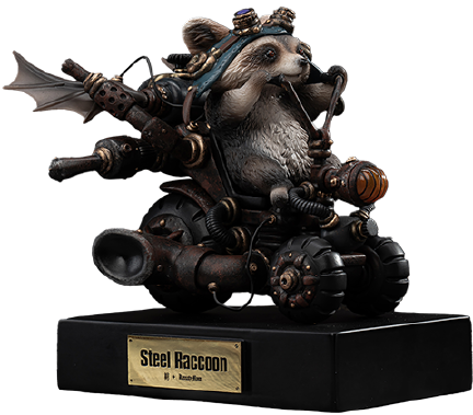 Steel Raccoon – Manas SUM – ActionFigure Brasil