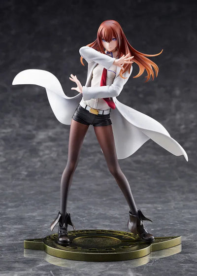Steins;Gate - Makise Kurisu - Dream Tech - 1/7 - White Coat Style - 2025 Re-release (Wave)ㅤ – Wave – ActionFigureBrasil — ângulo diferente