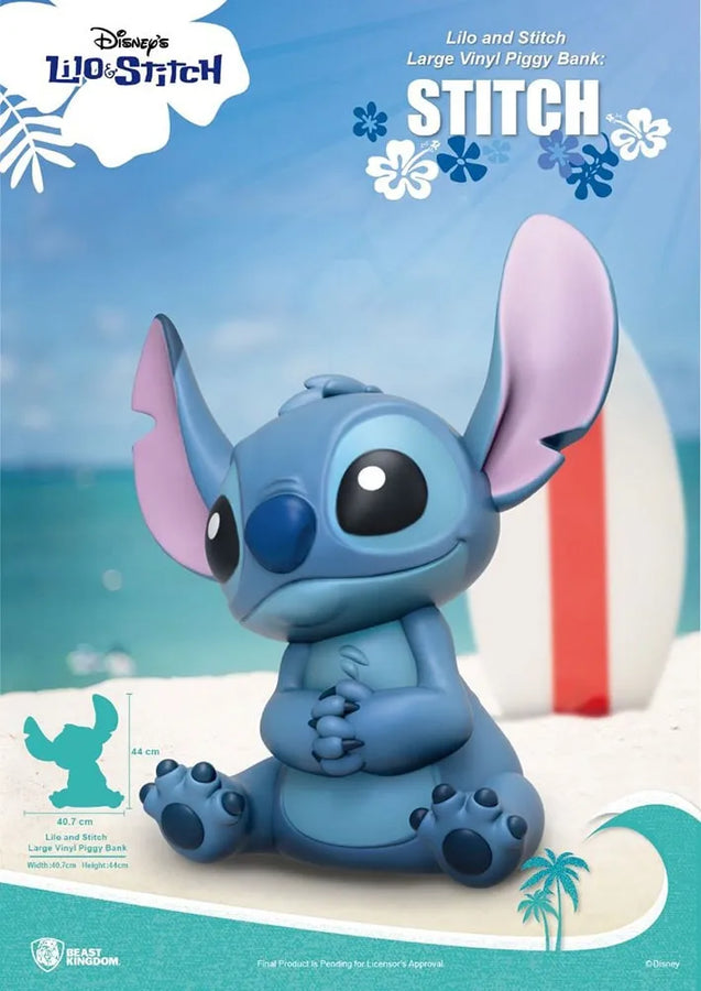 Stitch Large Vinyl Piggy Bank – Beast Kingdom – ActionFigure Brasil