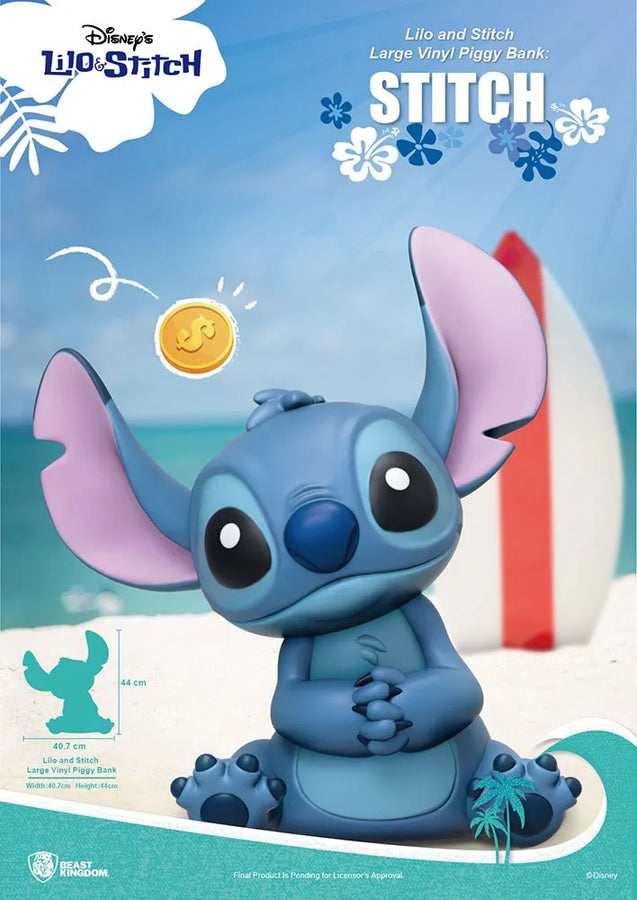 Stitch Large Vinyl Piggy Bank – Beast Kingdom – ActionFigure Brasil