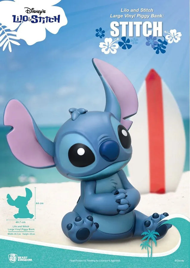 Stitch Large Vinyl Piggy Bank – Beast Kingdom – ActionFigure Brasil