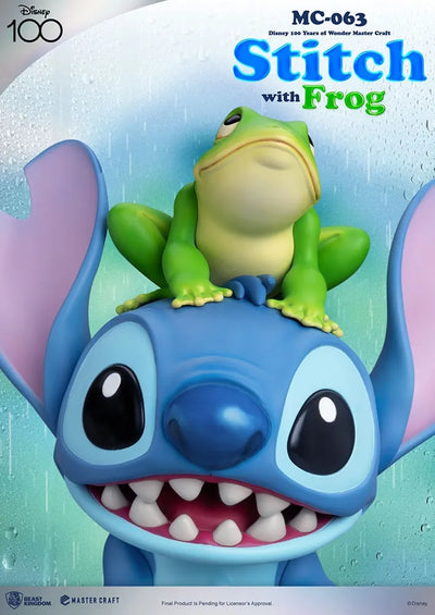 Stitch with Frog - LIMITED EDITION: 300 – Beast Kingdom – ActionFigure Brasil — close