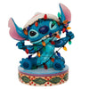 Stitch Wrapped in Christmas Lights - ActionFigure Brasil