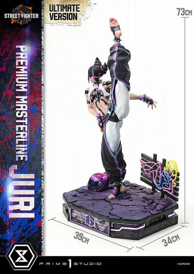 Street Fighter 6 - Han Juri - Premium Masterline - 1/4 - Ultimate Version (Prime 1 Studio)ㅤ – Prime 1 Studio – ActionFigureBrasil — ângulo diferente