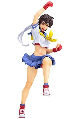 Street Fighter - Kasugano Sakura - Bishoujo Statue - Street Fighter x Bishoujo - 1/7 (Kotobukiya)ㅤ – Kotobukiya – ActionFigure Brasil