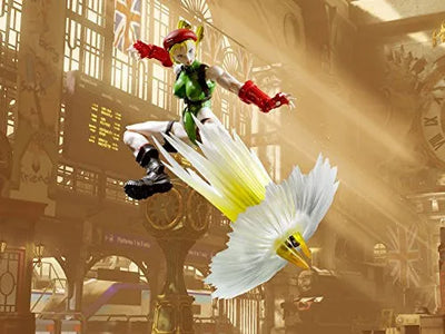 Street Fighter V - Cammy - S.H.Figuartsㅤ – Bandai – ActionFigure Brasil — com base expositora