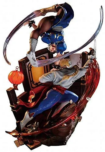 Street Fighter V - Chun Li - Balrog - Large Scale Collection Statue (Unique Art Studio)ㅤ – Unique Art Studio – ActionFigureBrasil