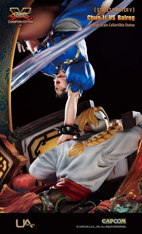 Street Fighter V - Chun Li - Balrog - Large Scale Collection Statue (Unique Art Studio)ㅤ – Unique Art Studio – ActionFigureBrasil