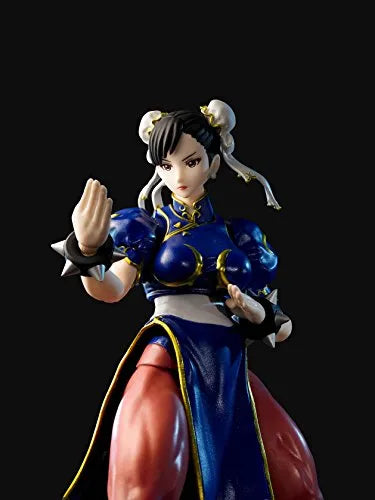 Street Fighter V - Chun-Li - S.H.Figuarts (Bandai)ㅤ – Bandai – ActionFigureBrasil — com base expositora