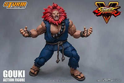 Street Fighter V - Gouki - 1/12 (Storm Collectibles)ㅤ – Storm Collectibles As Manufacturer – ActionFigure Brasil — detalhe do produto
