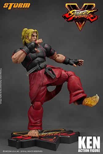 Street Fighter V - Ken Masters - 1/12 (Storm Collectibles)ㅤ – Storm Collectibles – ActionFigureBrasil — close