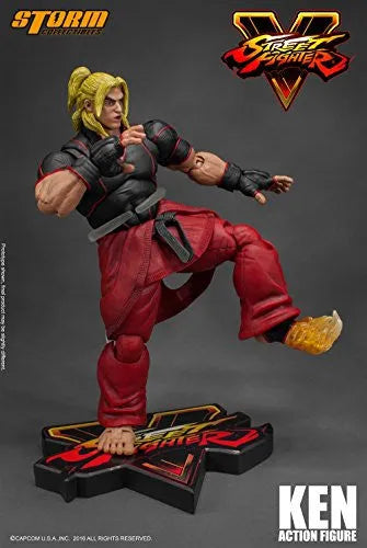 Street Fighter V - Ken Masters - 1/12 (Storm Collectibles)ㅤ – Storm Collectibles – ActionFigureBrasil — embalagem