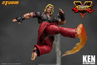 Street Fighter V - Ken Masters - 1/12 (Storm Collectibles)ㅤ – Storm Collectibles – ActionFigureBrasil — ambientada